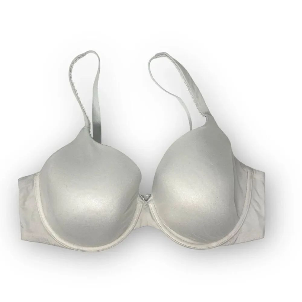 Victoria’s Secret Body By Victoria Lined Perfect Coverage White Bra Women’s 38D